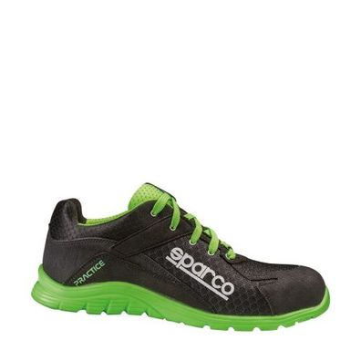 SPARCO Practice green S1P Sicherheitsschuh EN ISO 20345