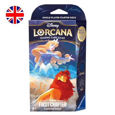 Disney Lorcana - Das Erste Kapitel: Starter Deck Saphir & Stahl - EN