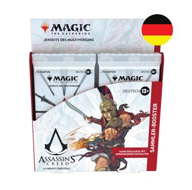 Magic: The Gathering - Assassin´s Creed Sammler Booster Display - DE