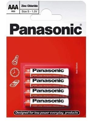 Panasonic R3 Batterie 4er Pack - Zuverlässige Energiebereitstellung