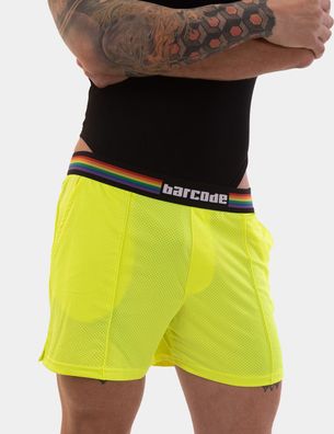 barcode Berlin - Pride Short neongelb S M L XL XXL Herren 91744/3109 gay sexy