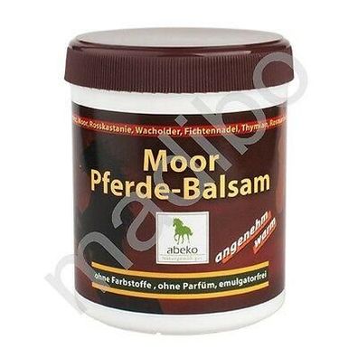 5,50 Euro pro 100ml abeko Moor Pferde Balsam - Inhalt: 200 ml