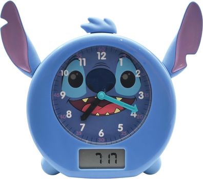 Lilo & Stitch Wecker Kinderwecker mit Nachtlicht Perfekt für Kinderzimmer