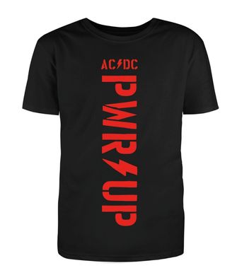 AC/ DC - PWRUP Tourshirt 2024 für AC/ DC Fans, Inkl. Backprint mit Tourdaten,