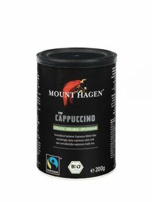 MOUNT HAGEN 3x Mount Hagen Bio Fair Trade Cappuccino 200 g Dose 200g