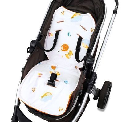 Sitzauflage Kinderwagen Einlage 75 x 35 cm - Buggy Auflage Sitzeinlage für Kindersitz