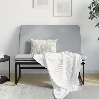 vidaXL Sitzbank Hellgrau 100x75x76 cm Stoff