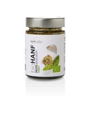 hanf & natur 3x Bio Hanfpesto Basilikum 150g