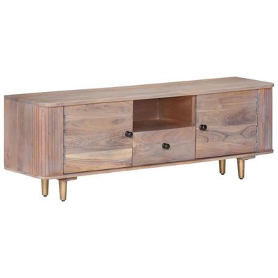 vidaXL TV-Schrank 118x30x40 cm Massivholz Akazie