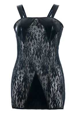 Andalea Schwarzes Wetlook Chemise SB/1005 Sexy Base Kollektion by Andalea - (38/40...