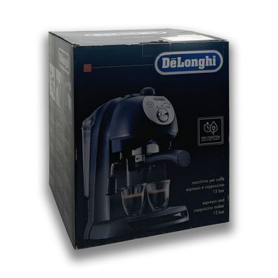 Delonghi Espressomaschine EC 201CD.B Kaffeemaschine schwarz 2 Tassen NEU&OVP