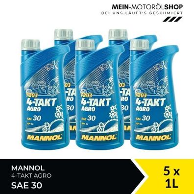 Mannol 4-Takt Agro SAE 30 5x1 Liter