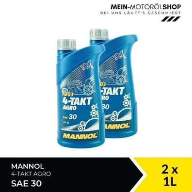 Mannol 4-Takt Agro SAE 30 2x1 Liter