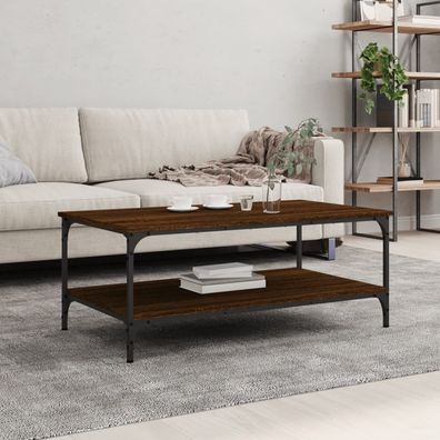 vidaXL Couchtisch Braun Eichen-Optik 100x55x40 cm Holzwerkstoff