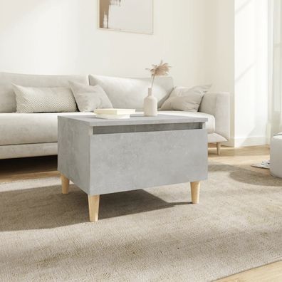 vidaXL Beistelltisch Betongrau 50x46x35 cm Holzwerkstoff