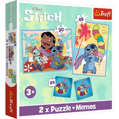 Lilo & Stitch 3-in-1 Puzzle & Memory Spielspaß für Kinder