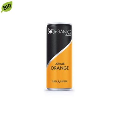 Red Bull Black Orange Red Bull Bio Organics by 250 ml, Dosen 4 Stückzahlen