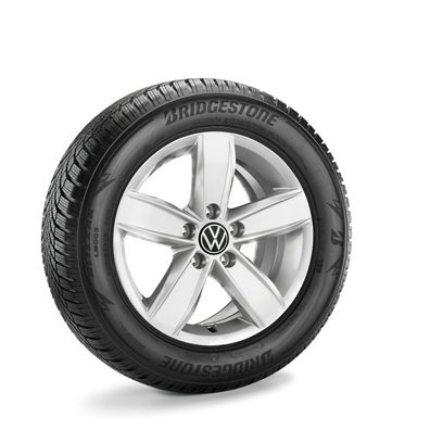 1 Satz Winterkompletträder T-ROC Corvara + Bridgestone LM-005 205/60R16 92H