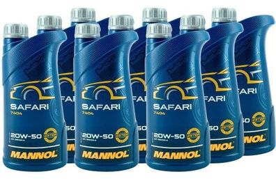 Mannol Safari 20W-50 9x1 Liter