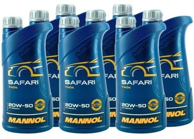 Mannol Safari 20W-50 8x1 Liter