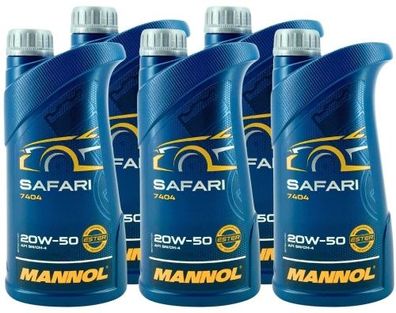 Mannol Safari 20W-50 5x1 Liter