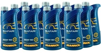 Mannol Safari 20W-50 12x1 Liter