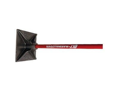 Marshalltown QLT Betonstampfer, 1219 mm Stahlstiel, Stahl, Maße: 254x254 mm