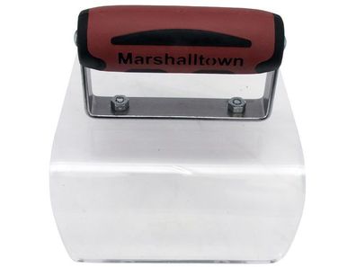 Marshalltown Abgerundete Inneneck-Kelle, Durasoft Griff, R 19 mm, Acryl, Maße: 143x13