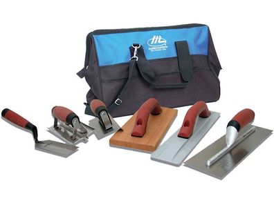 Marshalltown Betonwerkzeug-Set mit Nylon Werkzeugtasche, Maße: 508x216x343 mm