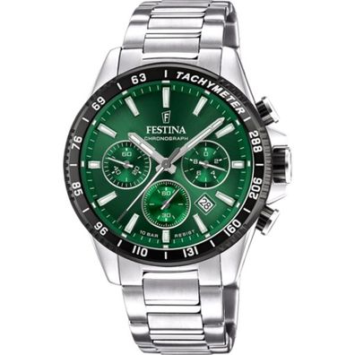 Festina HERREN UHR Timeless CHRONO F20560/4 Edelstahl