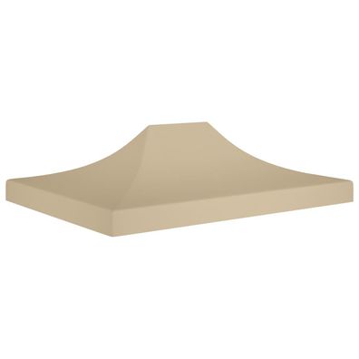 vidaXL Partyzelt-Dach 4,5x3 m Beige 270 g/m²