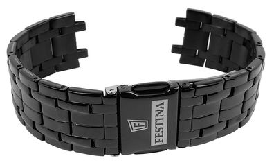 Festina Chrono Sport Uhrenarmband 22mm Edelstahl schwarz F20344