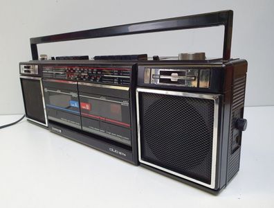 Siemens CLUB RM 874 Retro Defekt Ghettoblaster Micro Radio ANLAGE Kassette HIFI