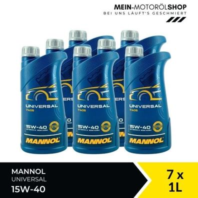 Mannol Universal 15W-40 7x1 Liter