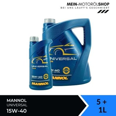 Mannol Universal 15W-40 5 + 1 Liter