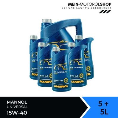 Mannol Universal 15W-40 5 + 5 Liter