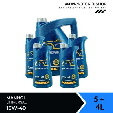 Mannol Universal 15W-40 5 + 4 Liter