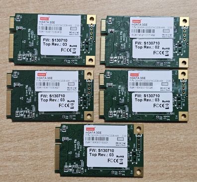 5x 2GB M. SATA mSATA Festplatte mini PCIe SSD Memory Card für Fujitsu Furto