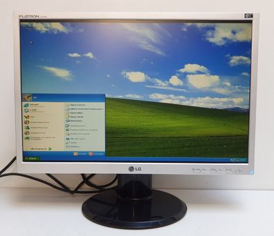 LG Flatron L225WS 22 Zoll Retro PC Computer Monitor Bildschirm Für Win. 98/ XP/7