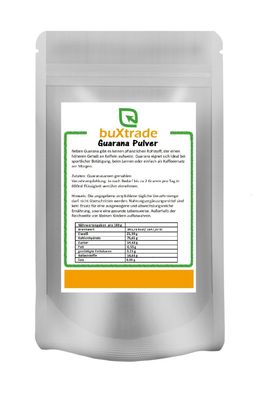 Guarana Pulver 5x 1 kg