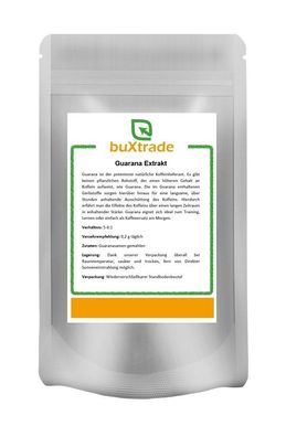 Guarana Extrakt 25 kg