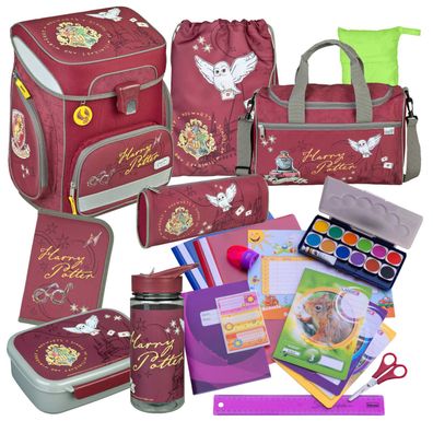 Scooli Schulranzen HARRY POTTER 21 Teile-Set inkl. Sporttasche uvm Hedwig Hogwarts