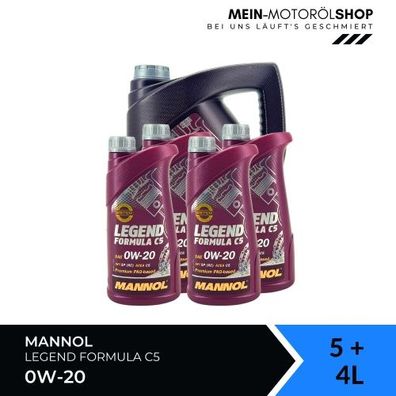 Mannol Legend Formula C5 0W-20 5 + 4 Liter