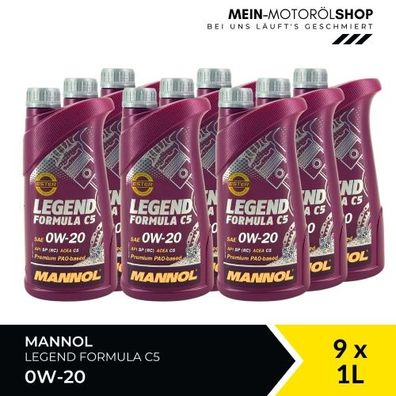 Mannol Legend Formula C5 0W-20 9x1 Liter