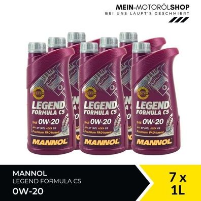 Mannol Legend Formula C5 0W-20 7x1 Liter