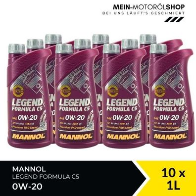 Mannol Legend Formula C5 0W-20 10x1 Liter