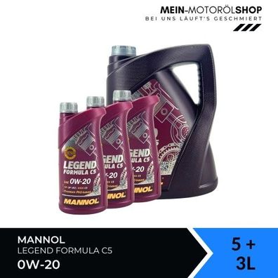 Mannol Legend Formula C5 0W-20 5 + 3 Liter