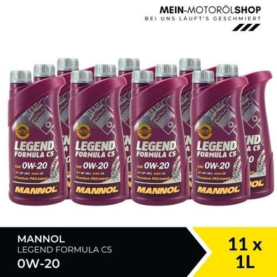 Mannol Legend Formula C5 0W-20 11x1 Liter