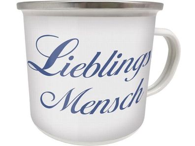 Kult Emaille Becher 0,5 L - Lieblings Mensch, EB 32