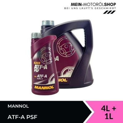 Mannol ATF-A PSF 4 + 1 Liter